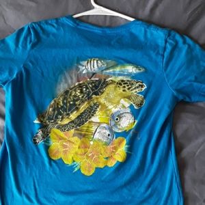 Blue GuyHarvey t-shirt